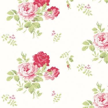 wallpaper cath kidston. Antique Rose Wallpaper by Cath