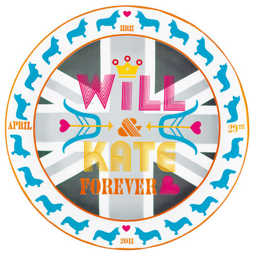 Will & Kate Forever by Jonathan Adler  dinnerware