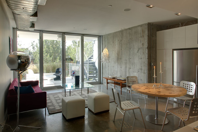 loft modern living room