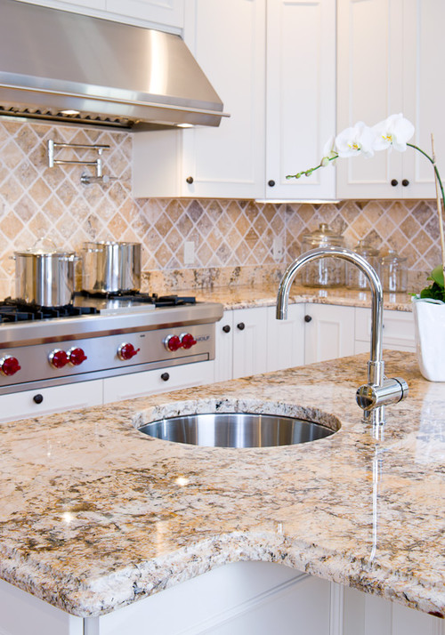 Solarius Granite Countertops traditional kitchen