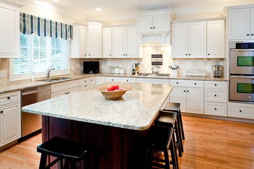 New Venetian Gold Granite Countertops traditional kitchen