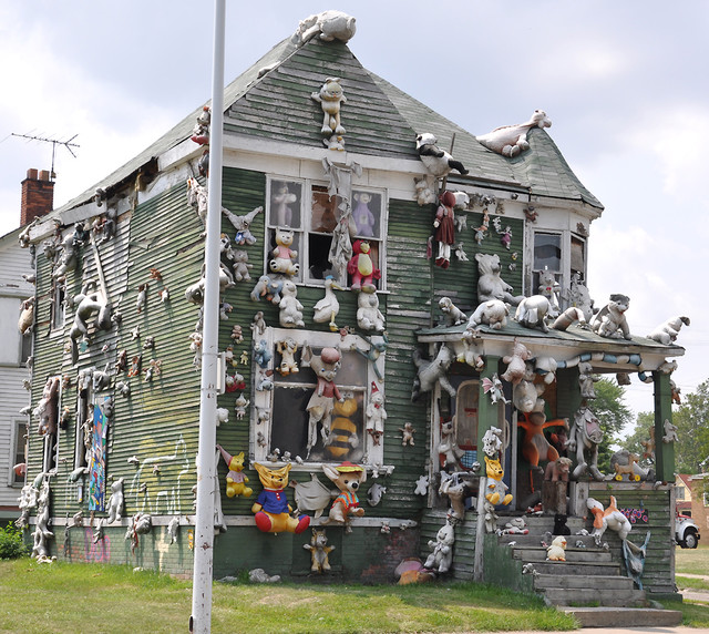 eclectic exterior by The Heidelberg Project
