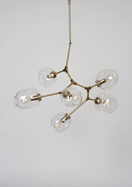 Lendsey Adelman Globe branching bubble chandelier