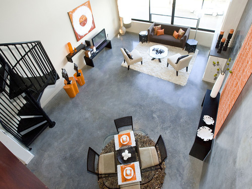 H45 Loft modern living room
