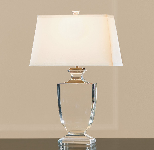 Table Lamps  Crystals on Palladian Crystal Urn Table Lamp   Traditional   Table Lamps     By