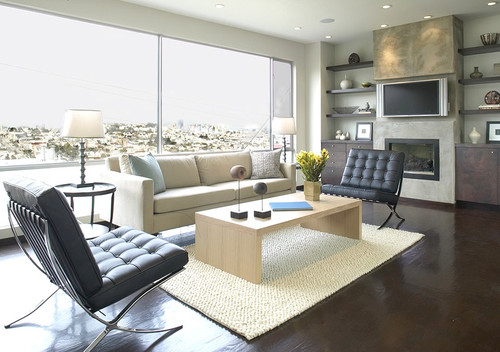 Feldman Architecture modern living room