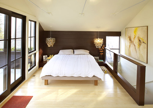 eclectic bedroom by Feldman Architecture, Inc.