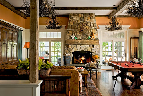 Crisp Architects traditional family room
