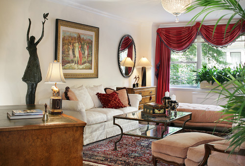 eclectic living room by Priscilla Fried