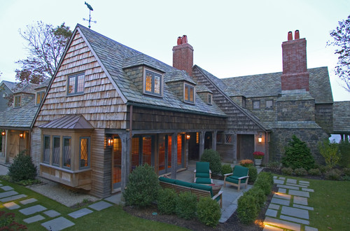 Massachusetts Oceanfront Home traditional exterior