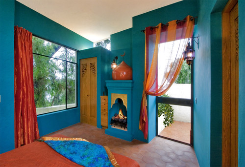 Casa Lluvia Blanca mediterranean bedroom