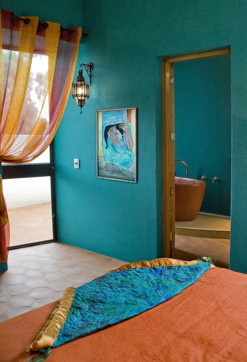 Casa Lluvia Blanca mediterranean bedroom