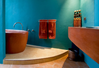 Casa Lluvia Blanca mediterranean bathroom