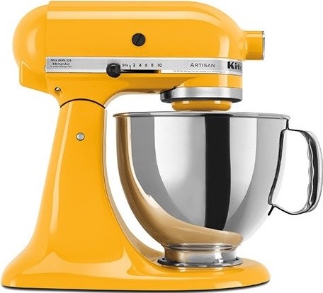 KitchenAid Artisan Stand Mixer in Yellow Pepper contemporary blenders and food processors