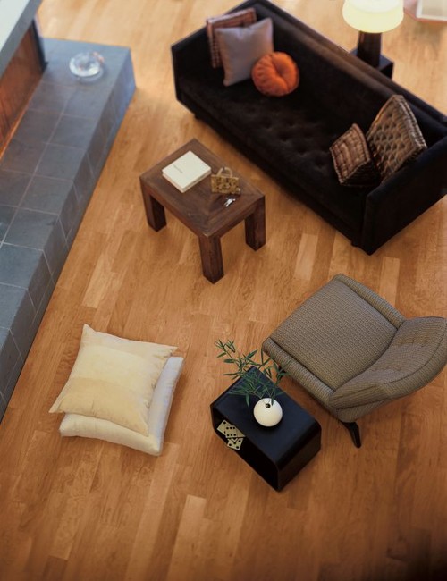 contemporary wood flooring Cherry Engineered Floor