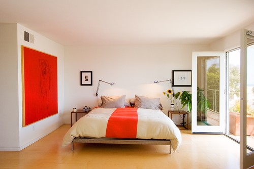 modern bedroom by emily jagoda