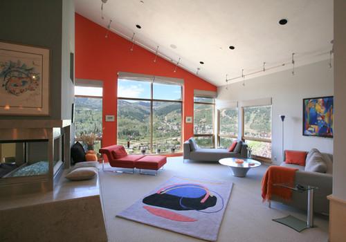 April Mountain Residence contemporary living room