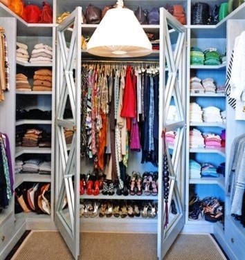 eclectic closet dominomag- closet