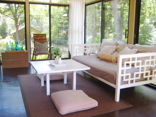 Young house love-  Sunroom contemporary porch