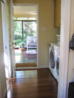 Young house love- Sunroom traditional laundry room