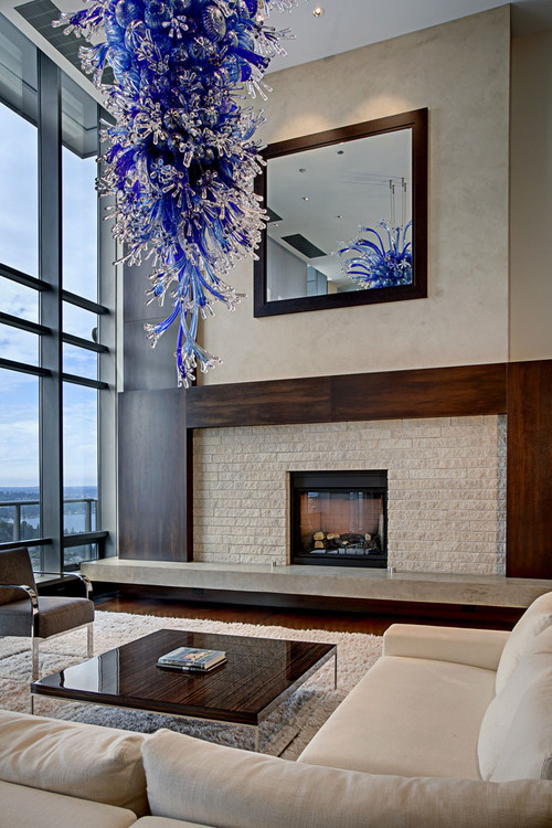 Penthouse Condo modern living room