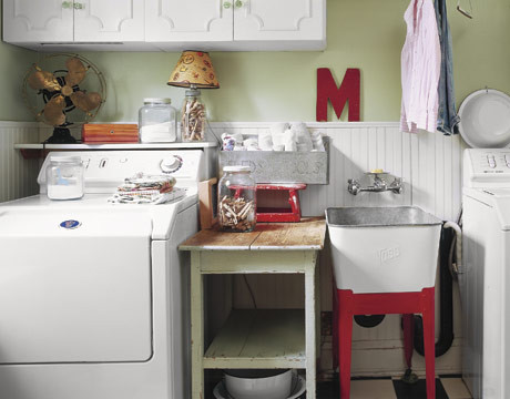 Laundry Room eclectic laundry room