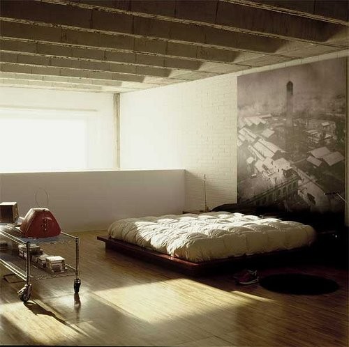 living space eclectic bedroom