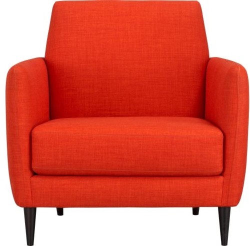 parlour tangerine chair modern chairs