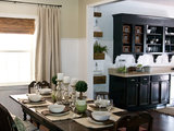 traditional dining room Lettered Cottage kitchen