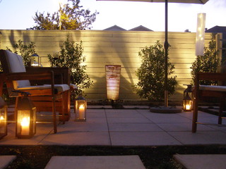 Potomac courtyard contemporary patio