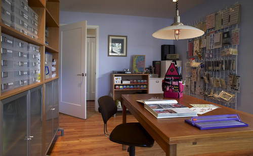Craft Room contemporary home office