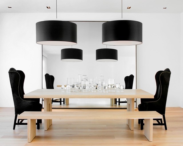 modern dining room by Nicole Hollis