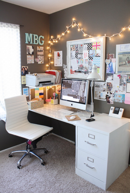 Jens Office studio eclectic home office