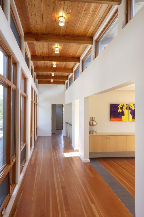 contemporary hall by Hammer Architects