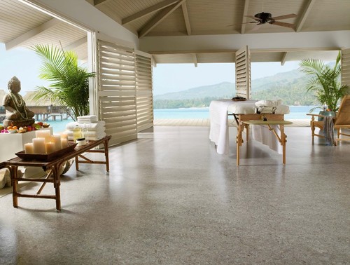 tropical floors Linorette brand linoleum flooring from Armstrong