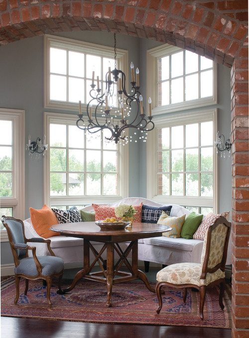 eclectic dining room by Andrea Schumacher