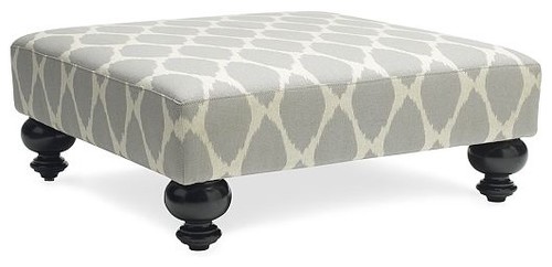 Essex Printed Ottoman traditional ottomans and cubes