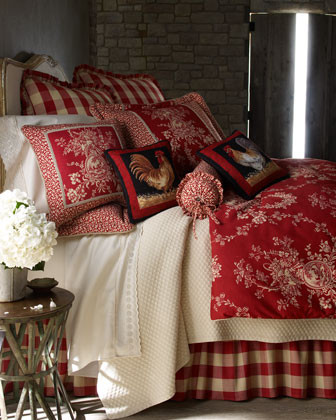  French Country Bedding on French Country Bed Linens   Houndstooth Quilt Sets Brown Rooster