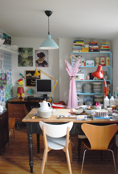 Nina van de Goors Home - Studio eclectic home office