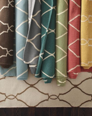 Bogart Flat-Weave Wool Rug modern rugs