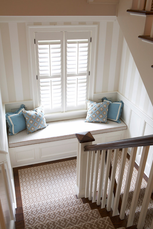 Old Greenwich Beach Cottage contemporary staircase