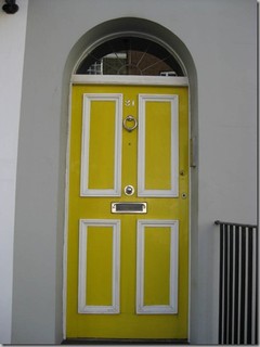 Chelsea Yellow Door traditional exterior