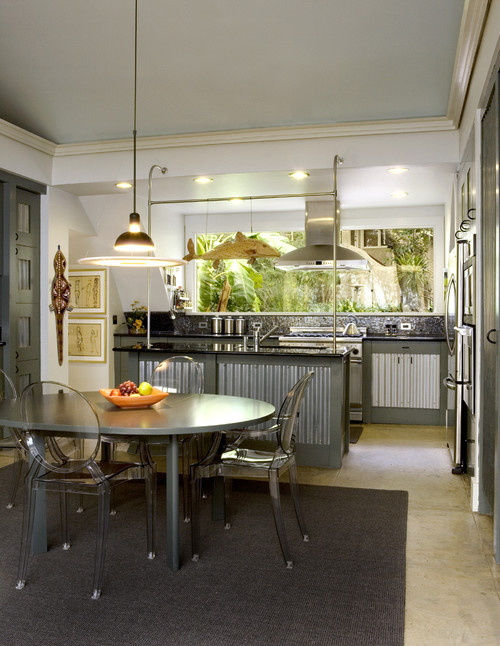Quonset Hut Kitchen contemporary kitchen