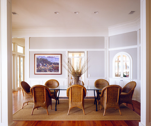 traditional dining room by Frederick + Frederick Architects