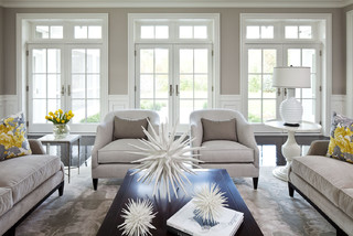 Modern Manor contemporary living room