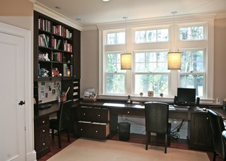 Custom Home office contemporary home office