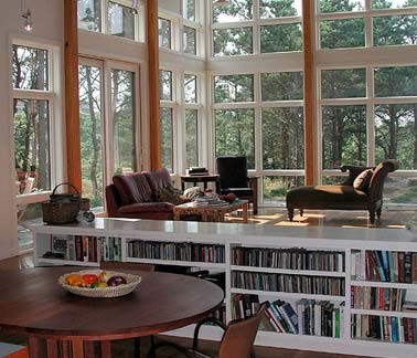 Lieutentant Island Island Residence, Wellfleet modern living room