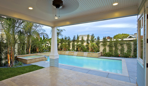 traditional pool by Christian Rice Architects, Inc.