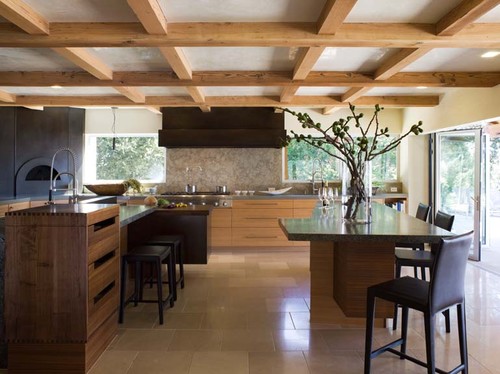 Orinda Japanese Country Kitchen eclectic kitchen
