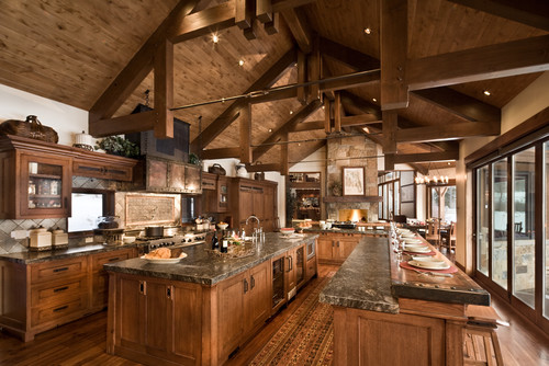 River Bend Ranch traditional kitchen